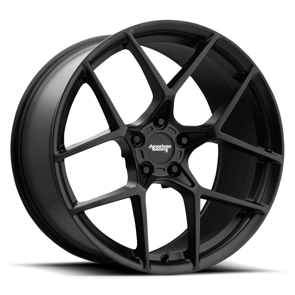 American Racing Crossfire, 20 x 9 inch, 5x114.3 PCD, ET35 Satin Black Single Wheel