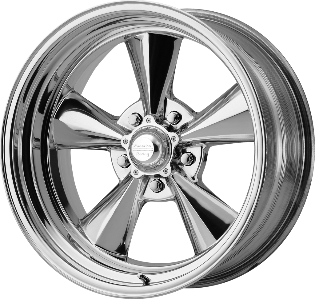 American Racing Torq Thrust II, 18 x 8 inch, ET0 Polished Single Wheel