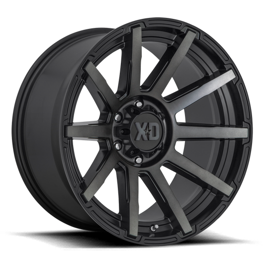 XD Outbreak, 20 x 9 inch, 5x127 PCD, ET0 Satin Black w/ Gray Tint Single Wheel