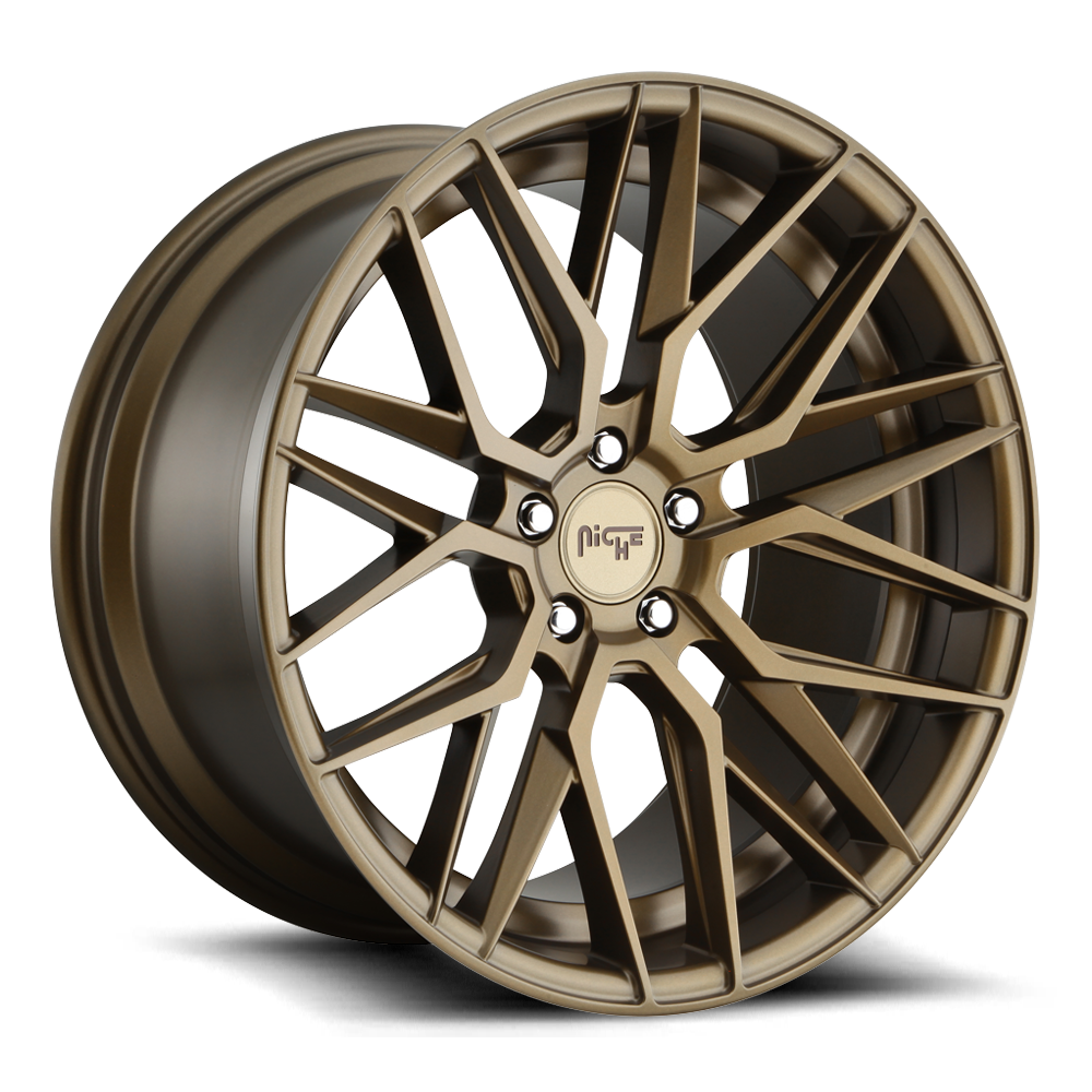 Niche Gamma, 19 x 8.5 inch, 5x108 PCD, ET40 Matte Bronze, Single Wheel