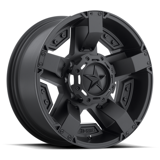 XD Rockstar 2, 17 x 8 inch, 5x114 / 5x127 PCD, ET10 Matte Black Single Wheel