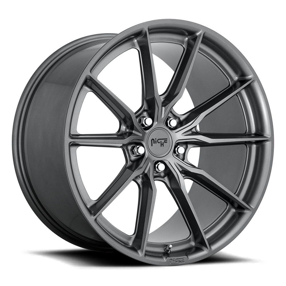 Niche Rainier, 19 x 8.5 inch, 5x112 PCD, ET42 Matte Anthracite, Single Wheel