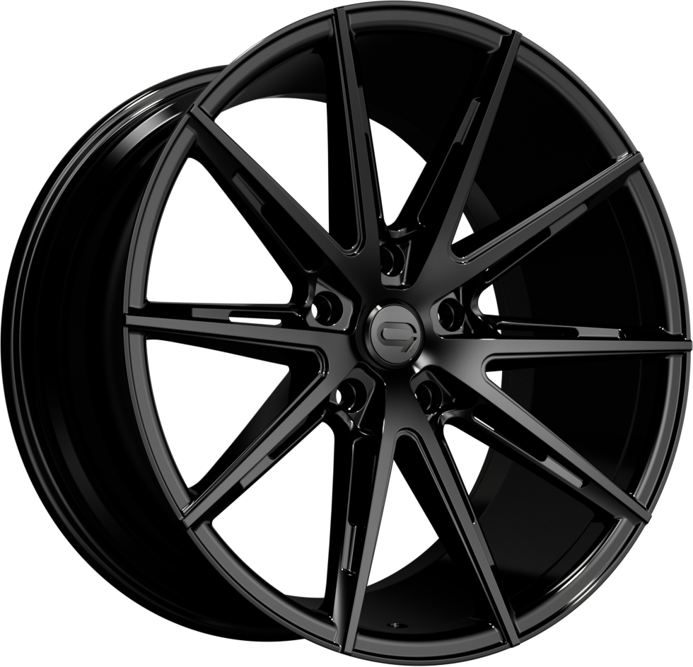 CADES Chronos, 19 x 8.5 inch 5x112 PCD, ET30 Black, Single Wheel