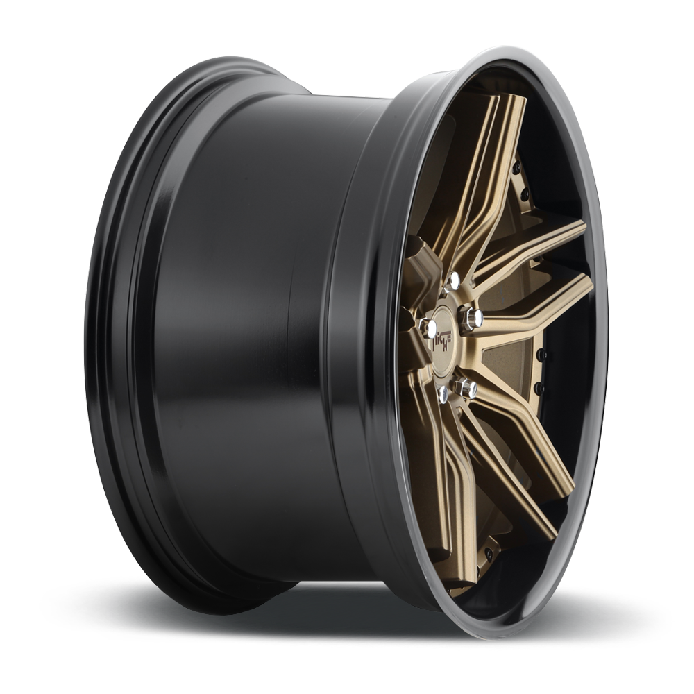 Niche Methos, 19 x 8.5 inch, 5x112 PCD, ET42 Matte Bronze / Glossy Black, Single Wheel