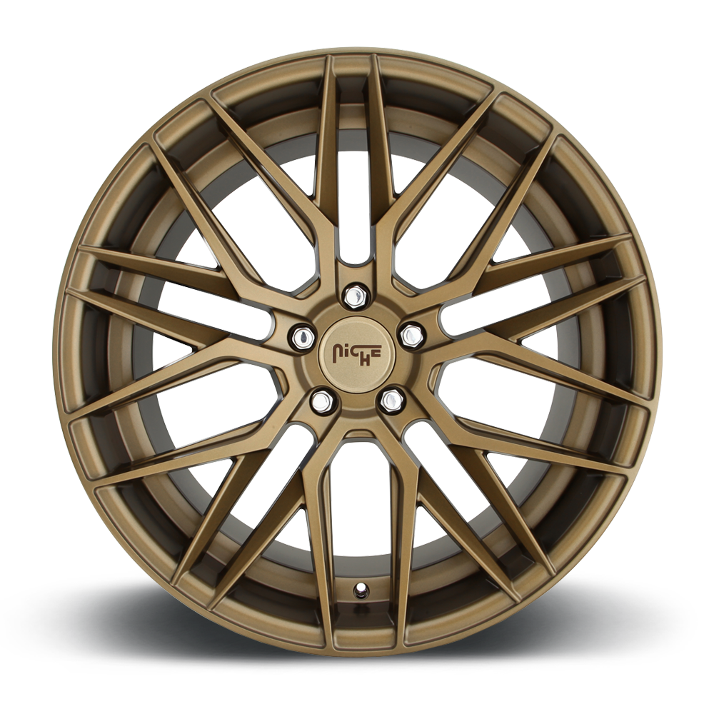 Niche Gamma, 19 x 8.5 inch, 5x108 PCD, ET40 Matte Bronze, Single Wheel