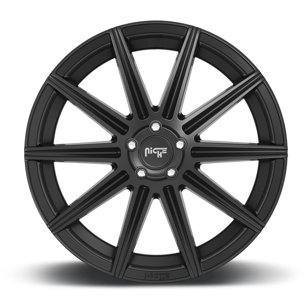 Niche Tifosi, 20 x 9 inch, 5x120 PCD, ET35 Matte Black, Single Wheel