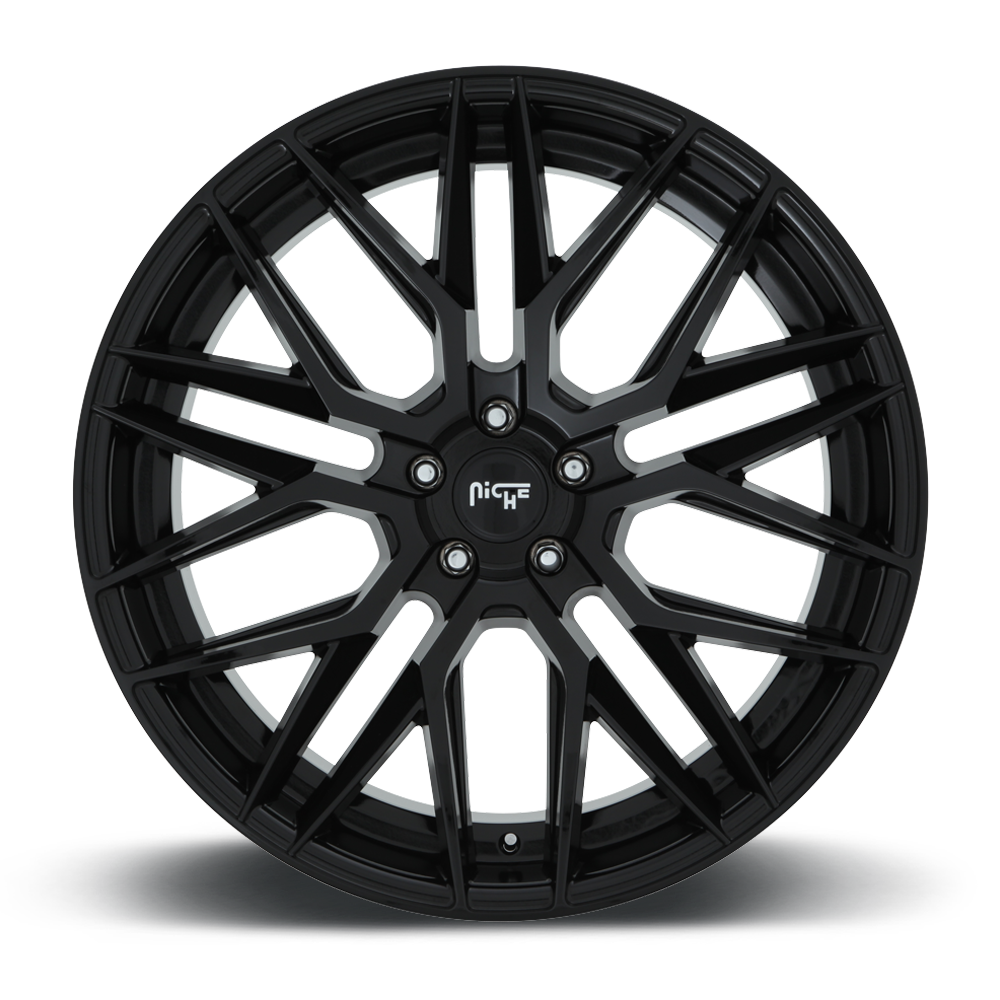 Niche Gamma, 19 x 8.5 inch, 5x112 PCD, ET42 Gloss Black, Single Wheel