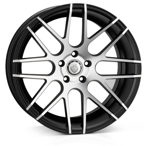 CADES Artemis, 18 x 8 inch , 5-112 PCD, ET45,  Black Polish, Single Wheel