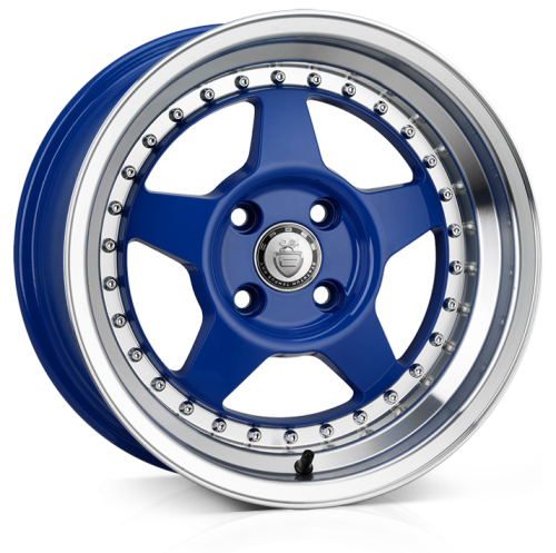 CADES Blast, 15 x 8 inch , 4-100 PCD, ET20,  Blue, Single Wheel