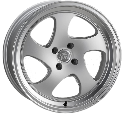 Junk D3kay, 17 x 9 inch, 4x100 PCD, ET25 Matt Silver Polished, Single Wheel