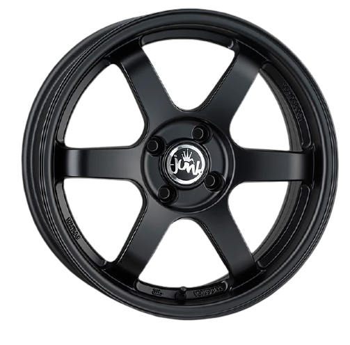 Junk Debris, 15 x 7 inch, 4x100 PCD, ET35 Flat Black, Single Wheel