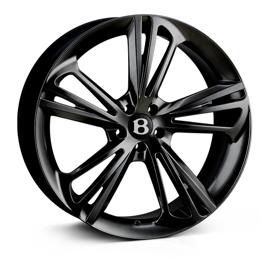 HAWKE WHEELS Aquila, 22 x 9.5 inch , 5-112 PCD, ET30,  Black, Single Wheel