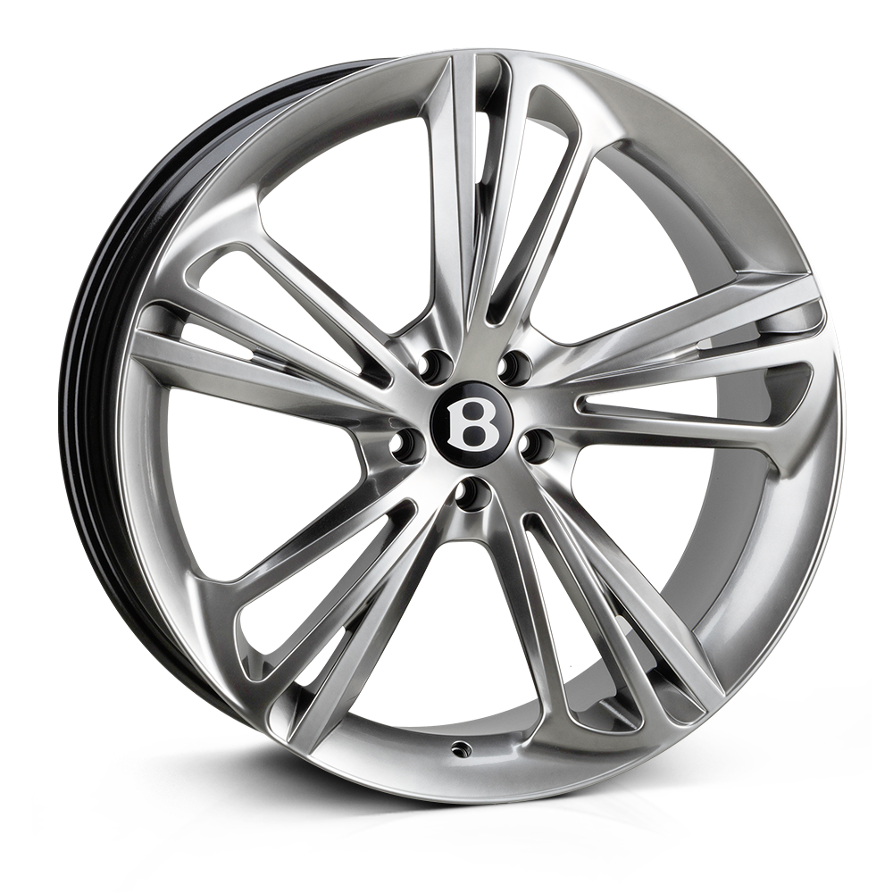 HAWKE WHEELS Aquila, 22 x 9.5 inch , 5-112 PCD, ET30,  Silver, Single Wheel