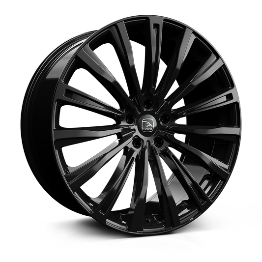 HAWKE WHEELS Chayton, 22 x 9.5 inch , 5-108 PCD, ET42,  Black, Single Wheel