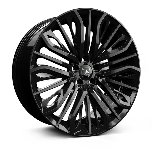 HAWKE WHEELS Vega, 20 x 8.5 inch , 5-108 PCD, ET45,  Black, Single Wheel