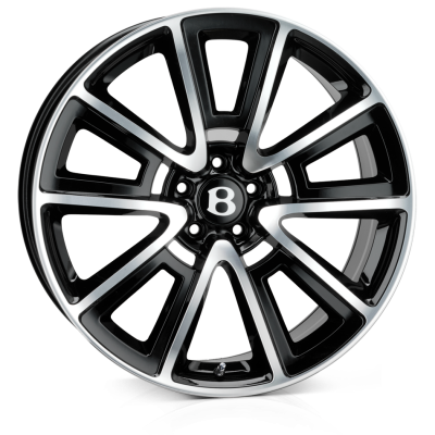 SSR SSR, 20 x 9 inch , 5-112 PCD, ET30,  Black Polish, Single Wheel