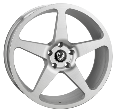 CADES Vulcan, 20 x 8.5 inch , 5-120 PCD, ET32,  Brushed Silver, Single Wheel