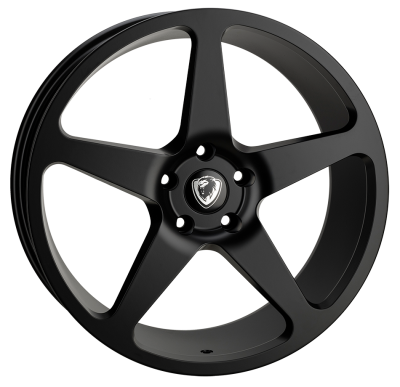 CADES Vulcan, 20 x 10 inch , 5-120 PCD, ET43,  Matt Black, Single Wheel