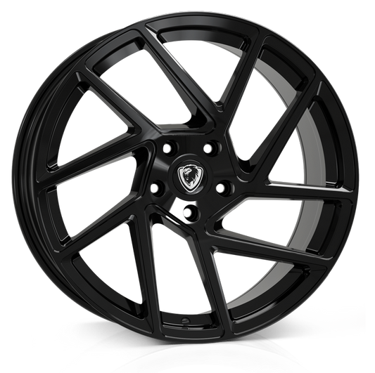 CADES Athena, 20 x 9 inch , 5-120 PCD, ET38,  Gloss Black, Single Wheel