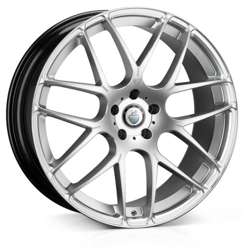 CADES Bern, 22 x 9.5 inch , 5-120 PCD, ET45,  Silver Accent, Single Wheel