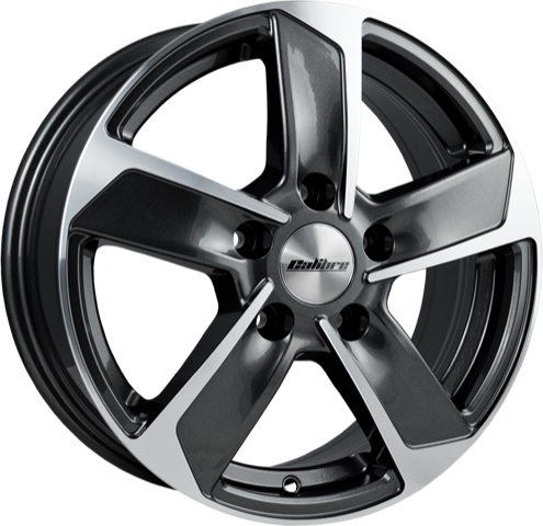 Calibre - Freeway 6.0x15 (Gunmetal / Polished) 5x118 PCD, Single Wheel