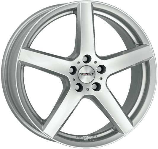 Dezent - TY 7.5x17 (Silver) 5x108 PCD, Single Wheel