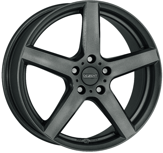 Dezent - TY Graphite 7.5x17 (Matt Graphite) 5x114.3 PCD, Single Wheel