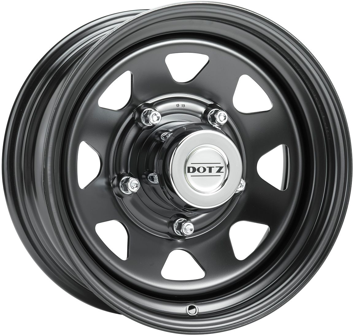 Dotz - Dakar 7.0x15 (Black) 5x114.3 PCD, Single Wheel