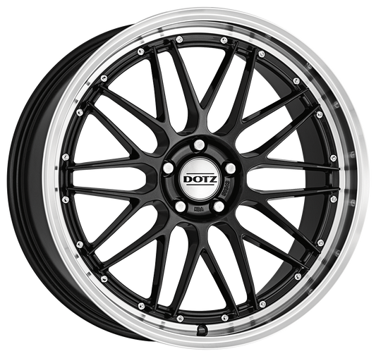 Dotz - Revvo Dark 8.5x19 (Gunmetal / Polished Lip) 5x120 PCD, Single Wheel