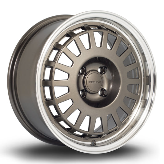 Rota EG6, 16 x 7 inch, 4x100 PCD, ET35, RLGunmetal, Single Wheel