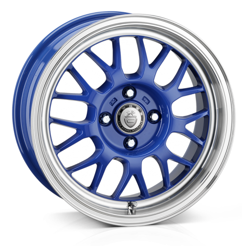 CADES Eros, 15 x 6.5 inch , 4-100 PCD, ET30,  Blue, Single Wheel