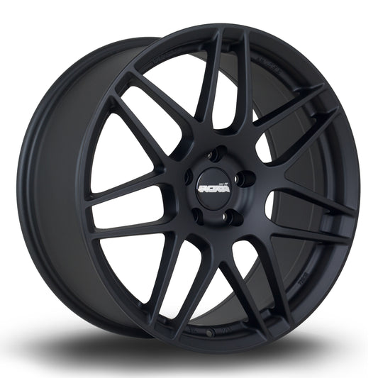 Rota FF01, 19 x 8.5 inch, 5x112 PCD, ET45, FBlack2, Single Wheel