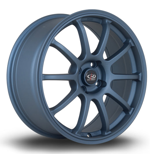 Rota Force, 17 x 7.5 inch, 4x100 PCD, ET45, SlateBlue, Single Wheel