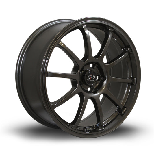 Rota Force, 17 x 8 inch, 5x100 PCD, ET48, Gunmetal, Single Wheel