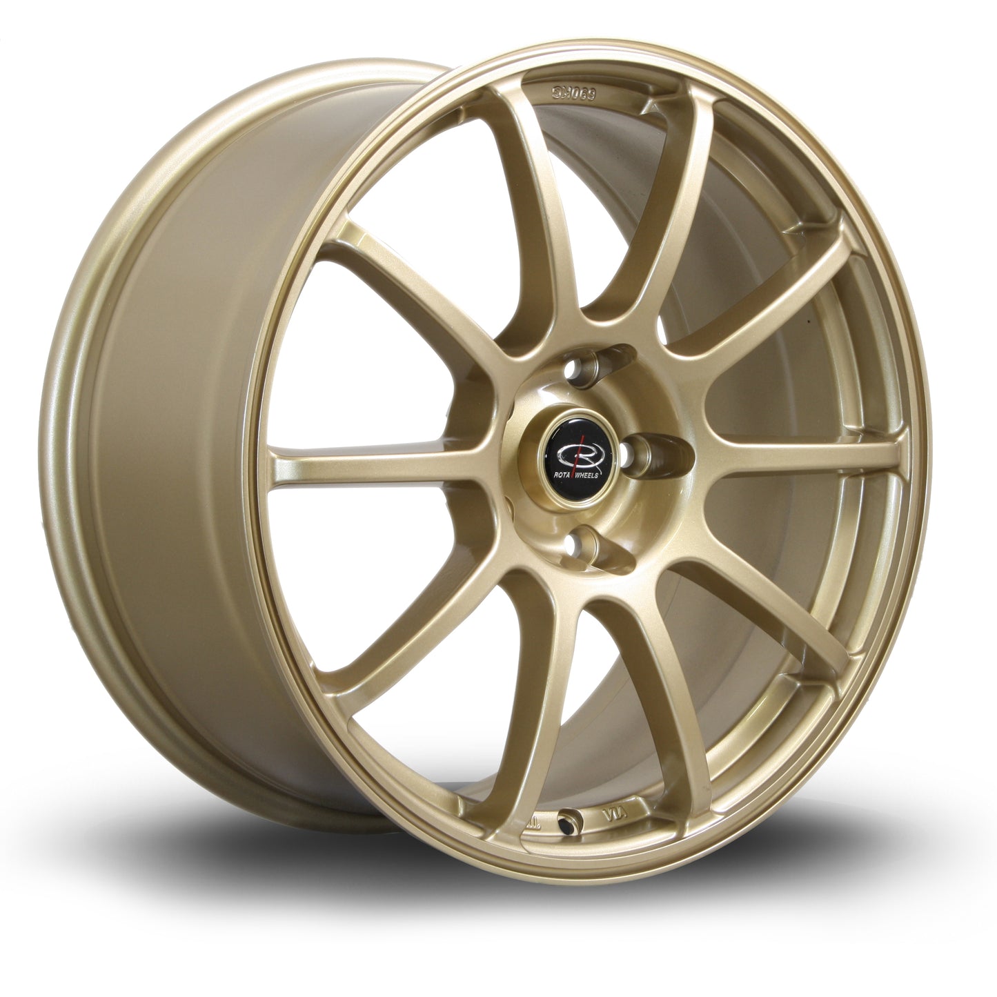 Rota Force, 18 x 8.5 inch, 5x114 PCD, ET48, Gold, Single Wheel