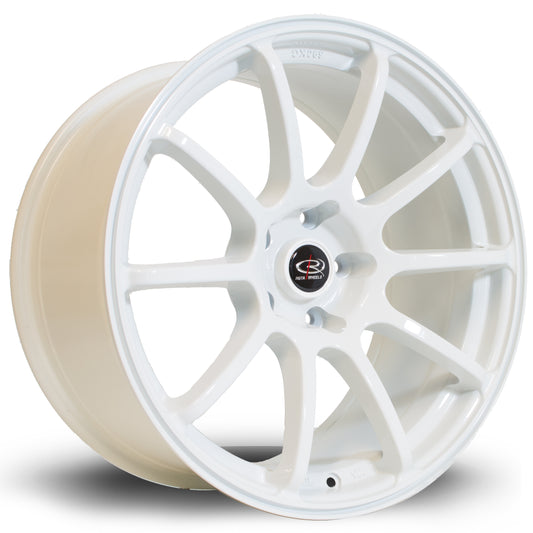 Rota Force, 18 x 9 inch, 5x114 PCD, ET27, White, Single Wheel