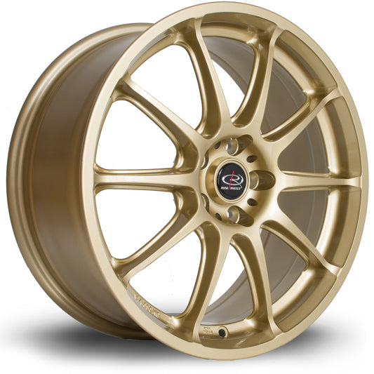 Rota Gra, 17 x 7.5 inch, 5x100 PCD, ET48, Gold, Single Wheel