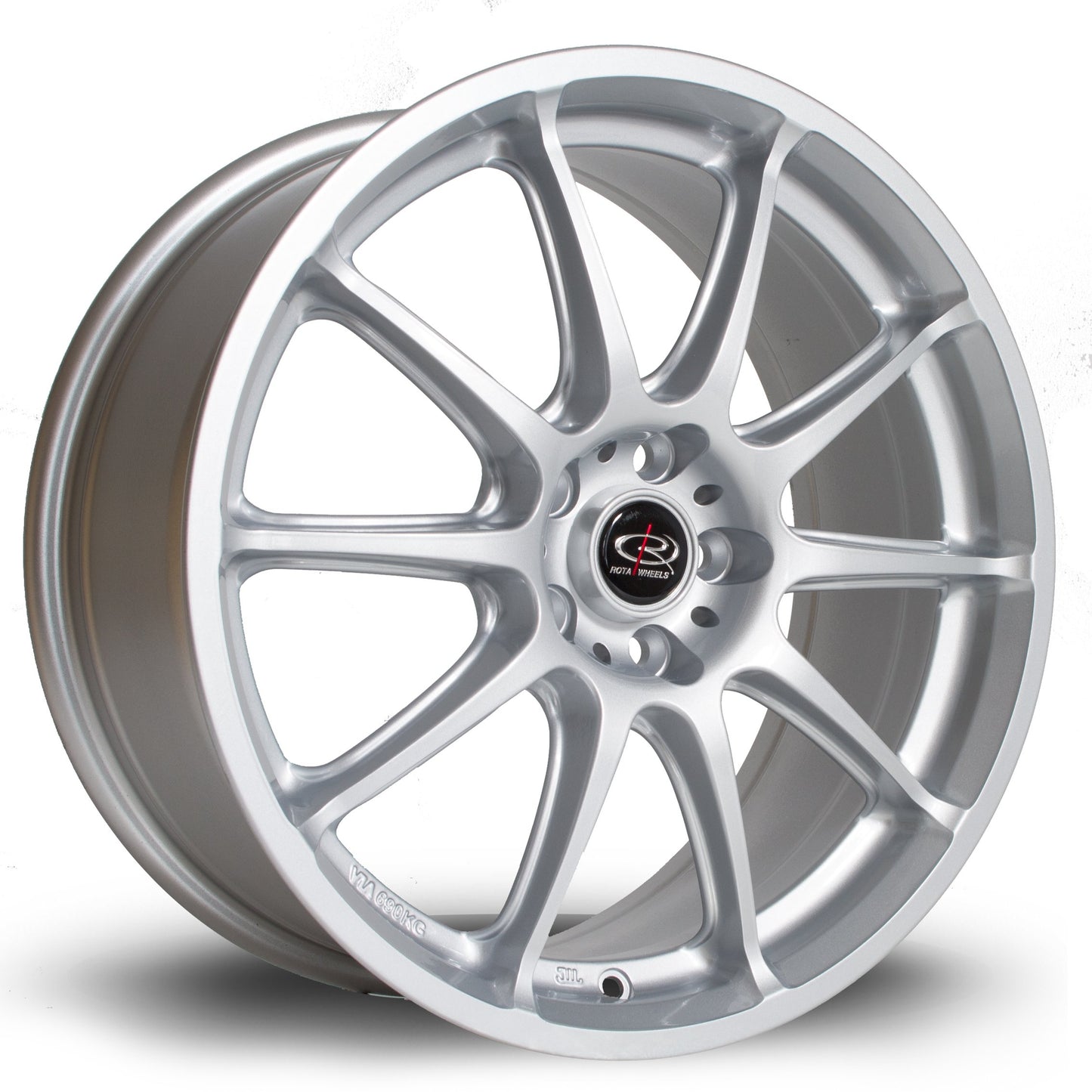 Rota Gra, 17 x 7.5 inch, 5x100 PCD, ET48, Silver, Single Wheel