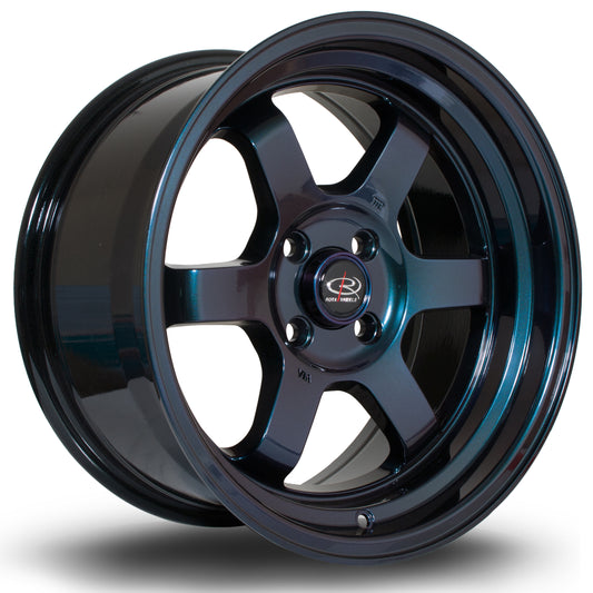 Rota Grid-V, 16 x 8 inch, 4x100 PCD, ET20, NeoChrome, Single Wheel