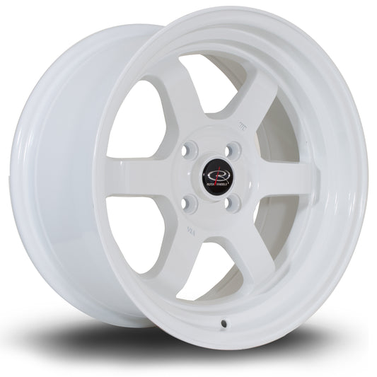 Rota Grid-V, 16 x 8 inch, 4x100 PCD, ET20, White, Single Wheel