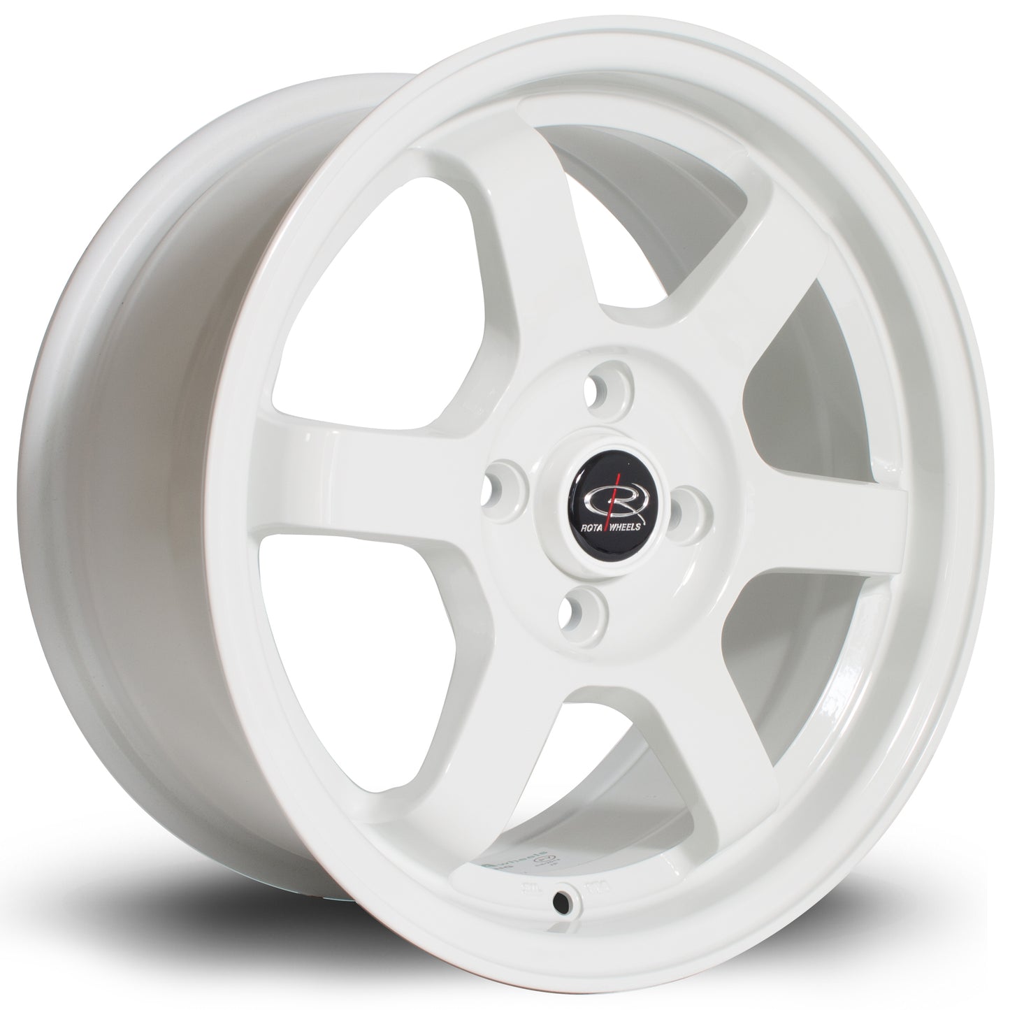 Rota Grid, 15 x 7 inch, 4x100 PCD, ET40, White, Single Wheel