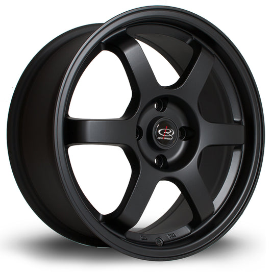 Rota Grid, 17 x 7.5 inch, 5x100 PCD, ET45, FBlack, Single Wheel