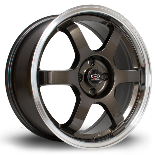 Rota Grid, 17 x 7.5 inch, 5x114 PCD, ET45, RLGunmetal, Single Wheel