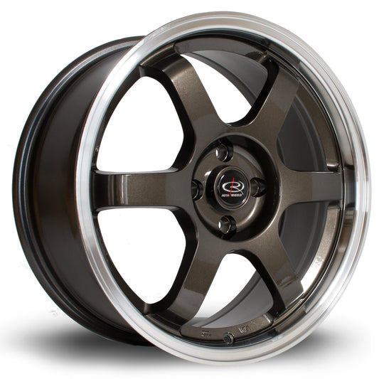 Rota Grid, 17 x 7.5 inch, 5x114 PCD, ET45, RLGunmetal, Single Wheel