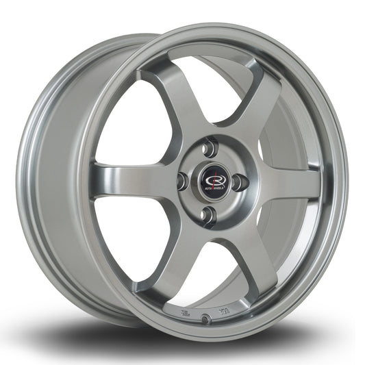 Rota Grid, 17 x 7.5 inch, 4x100 PCD, ET45, Steelgrey, Single Wheel