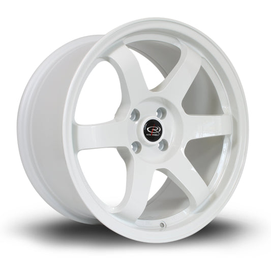 Rota Grid, 17 x 9.5 inch, 5x114 PCD, ET12, White, Single Wheel