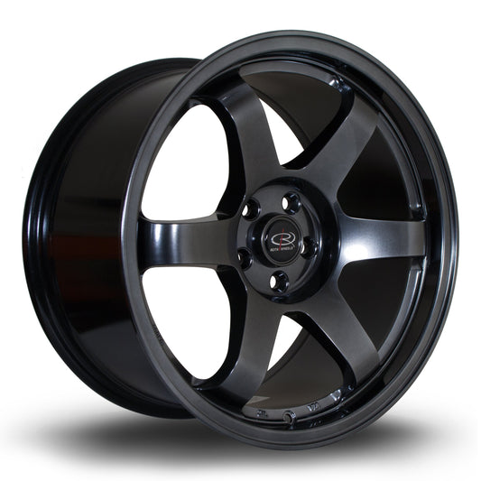 Rota Grid, 17 x 9 inch, 5x100 PCD, ET42, HBlack, Single Wheel