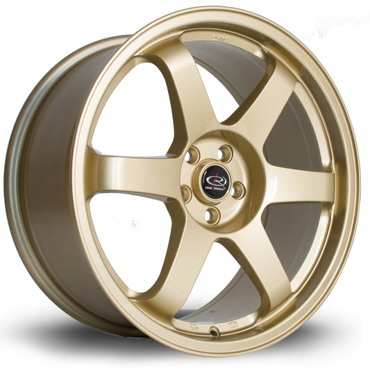 Rota Grid, 18 x 8.5 inch, 5x100 PCD, ET44, Gold, Single Wheel