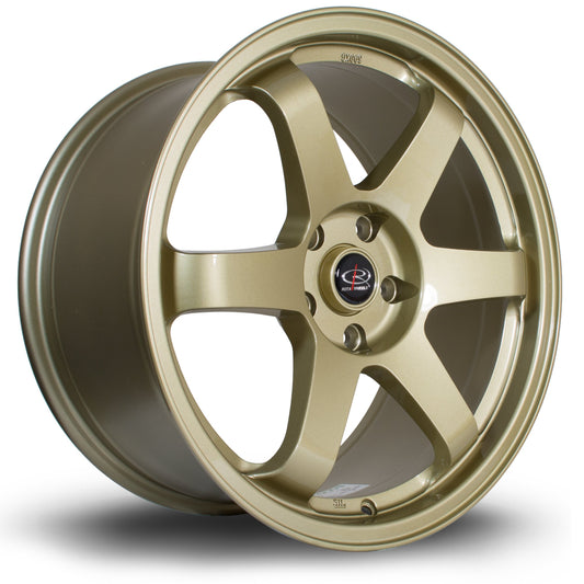 Rota Grid, 18 x 9 inch, 5x114 PCD, ET44, Gold, Single Wheel