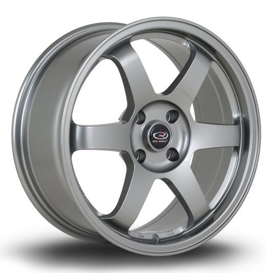 Rota Grid 2, 17 x 7.5 inch, 4x108 PCD, ET25, Steelgrey, Single Wheel